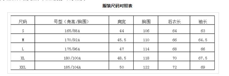 男士180是什么码